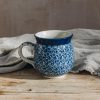 Interiors Bunzlau Castle Ceramics Dining | Bunzlau Castle Indigo Farmer Mug, 370Ml