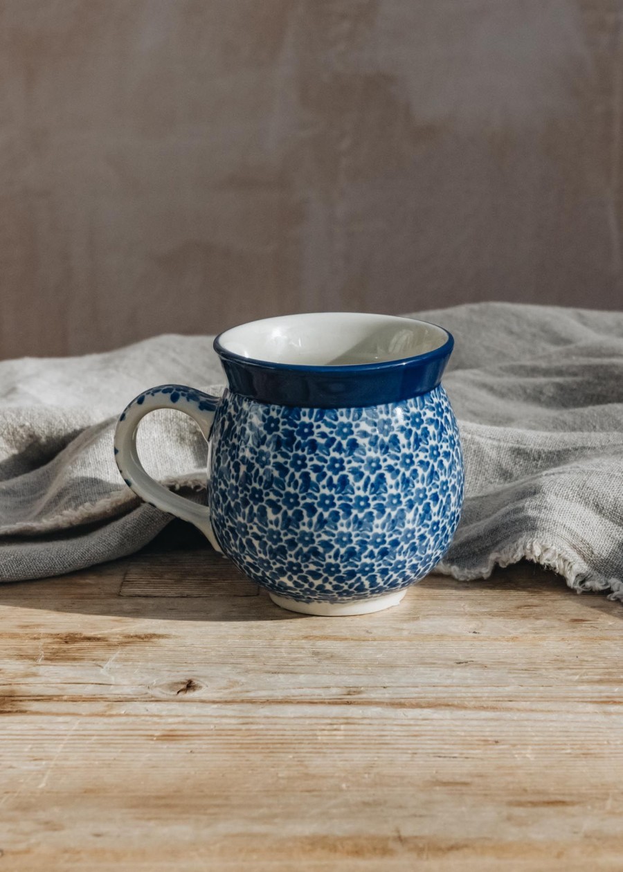 Interiors Bunzlau Castle Ceramics Dining | Bunzlau Castle Indigo Farmer Mug, 370Ml