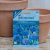 Plants Johnsons Seeds | Cornflower Double Blue Seeds