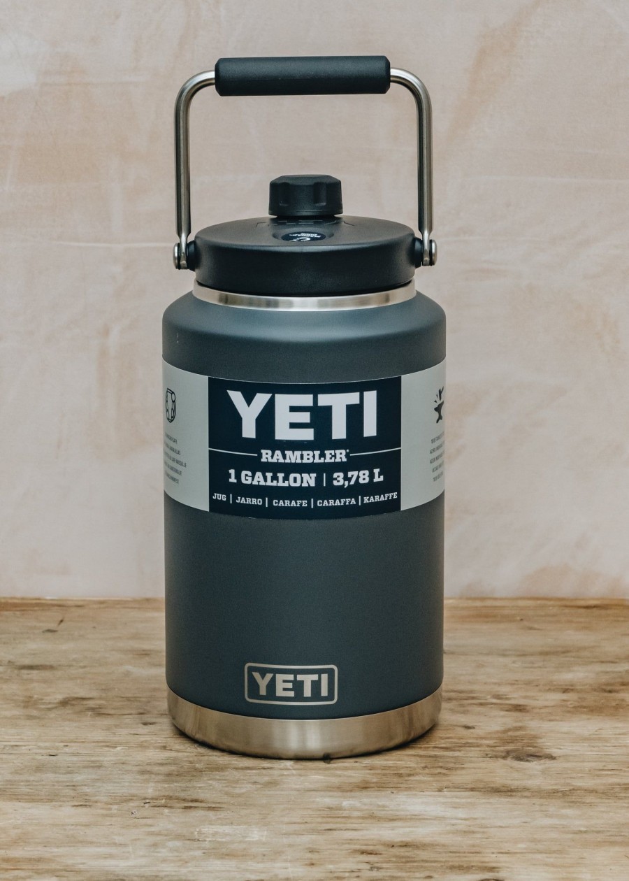 Outdoor Living YETI Drinkware | Yeti Rambler Jug One Gallon In Charcoal