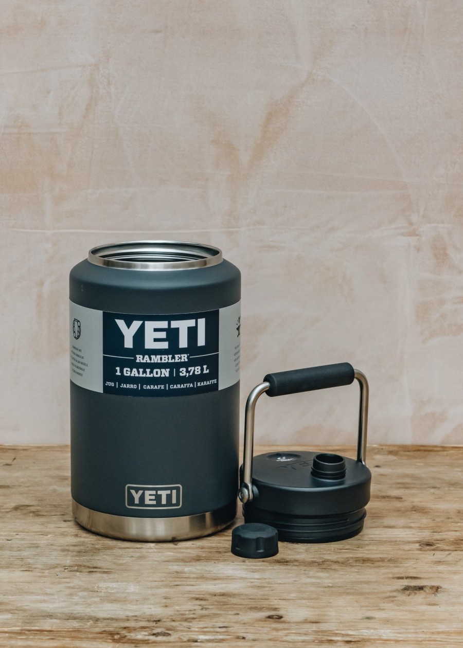 Outdoor Living YETI Drinkware | Yeti Rambler Jug One Gallon In Charcoal