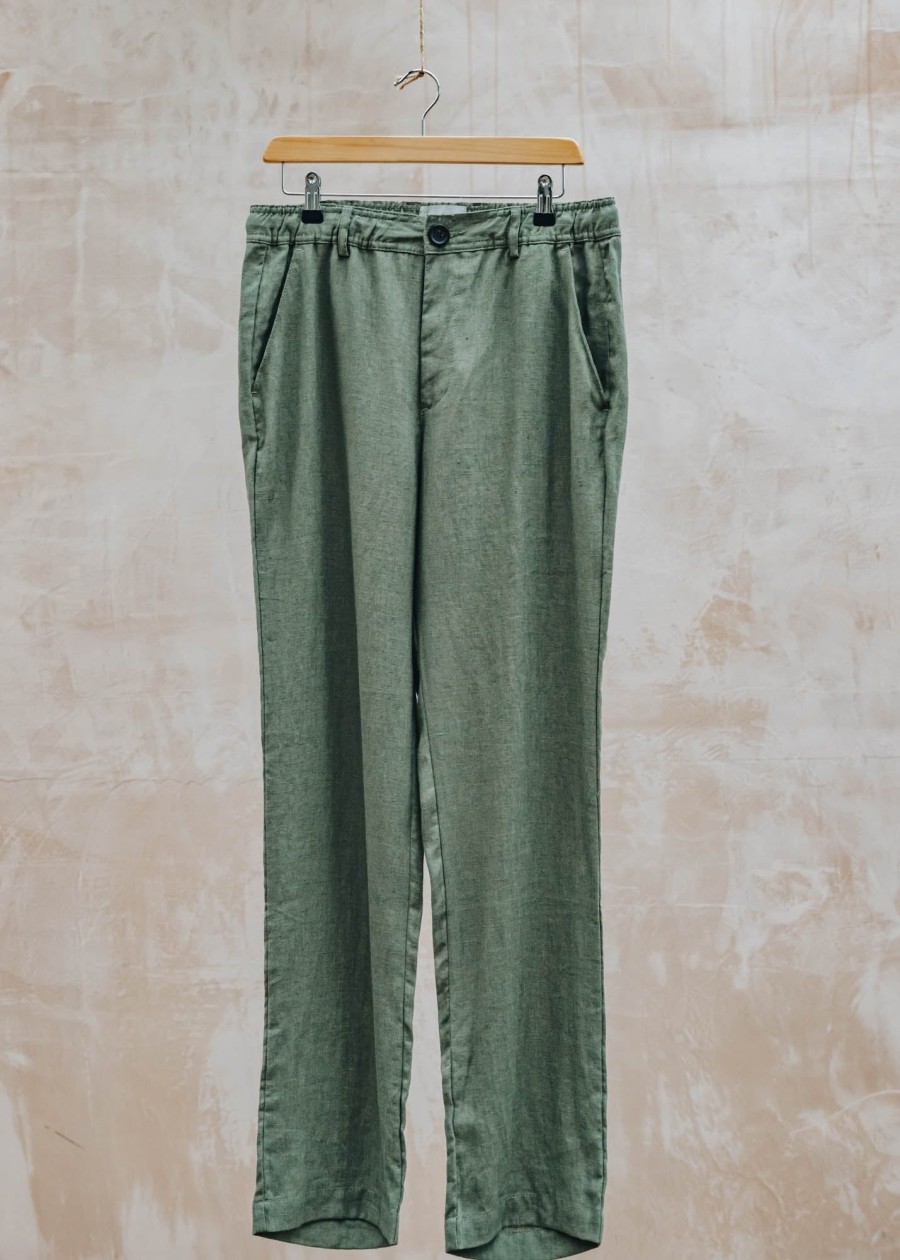 Clothing Oliver Spencer Trousers | Oliver Spencer Drawstring Trousers In Green