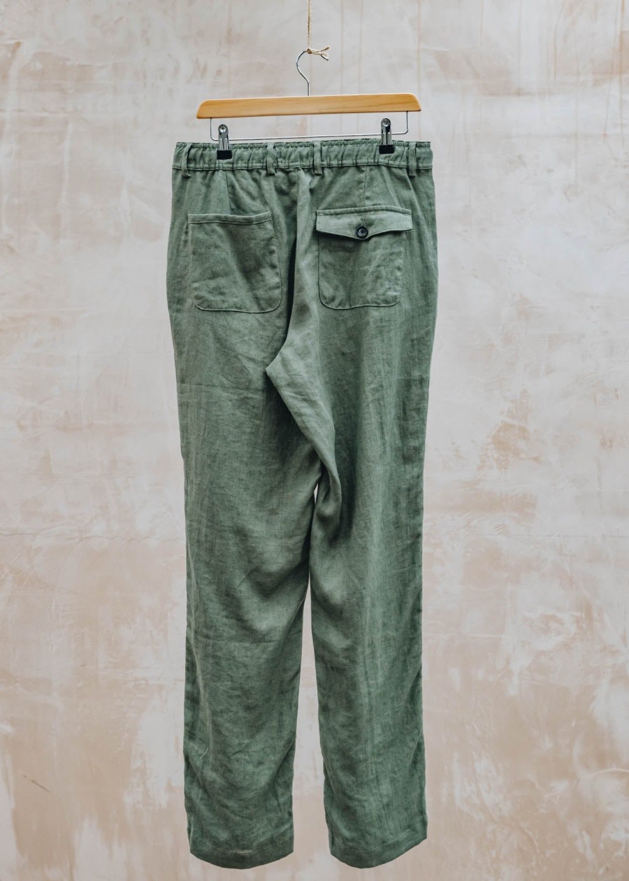 Clothing Oliver Spencer Trousers | Oliver Spencer Drawstring Trousers In Green