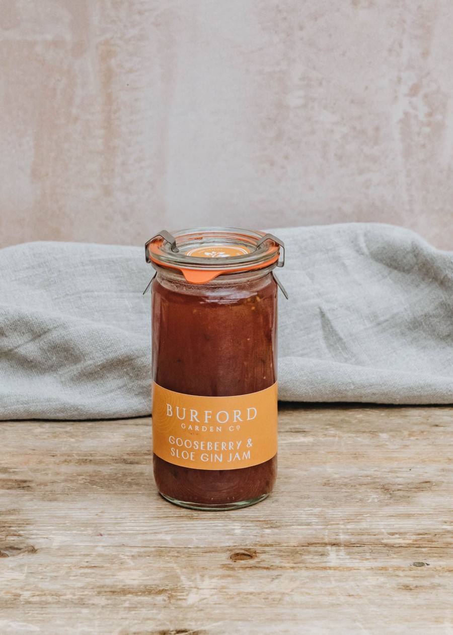 Food & Drink Burford Garden Co. Jam, Honey & Preserves | Gooseberry And Sloe Gin Jam