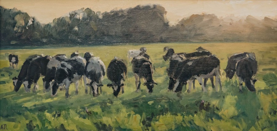 Art Burford Gallery Contemporary Art | Evening Grazing, Lechlade