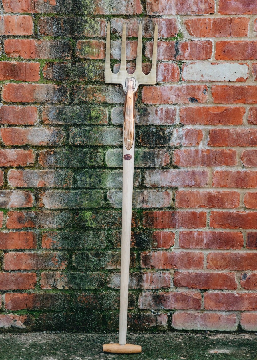 Gardening Implementations Copper Tools | Antares T-Handled Copper Border Fork