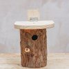 Outdoor Living Wildlife World Wildlife Care | Natural Log Tit Nesting Box