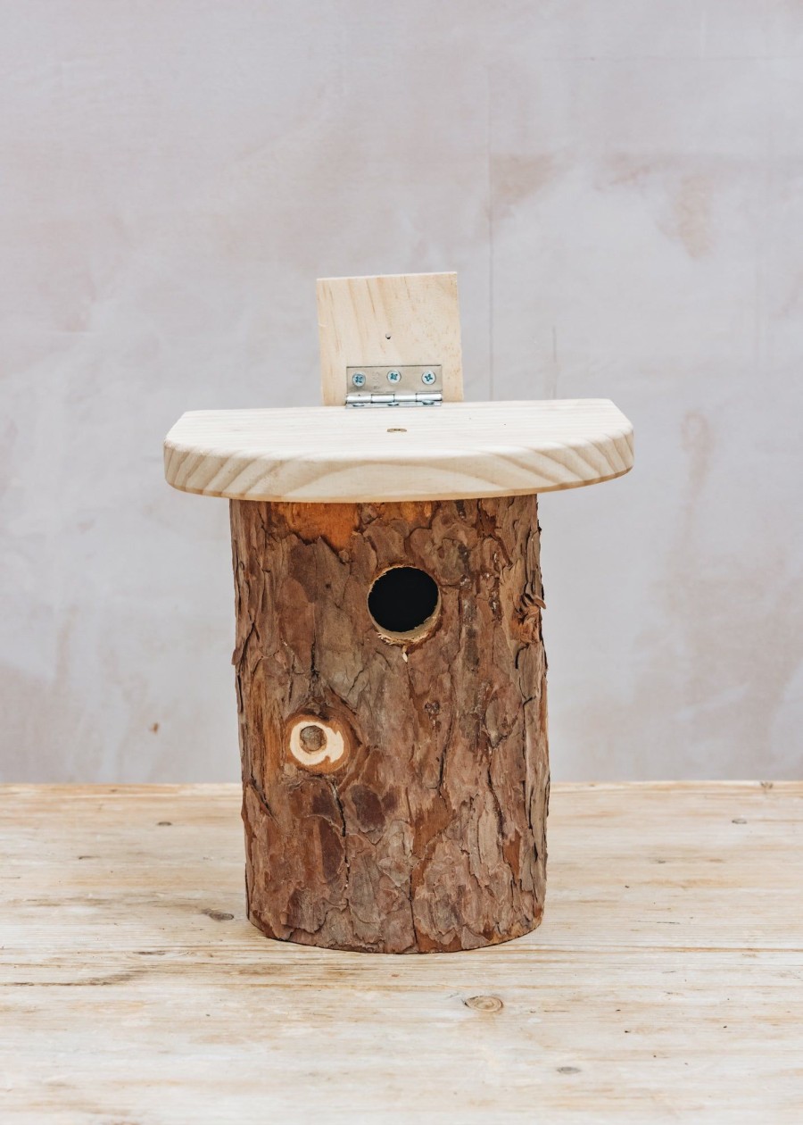 Outdoor Living Wildlife World Wildlife Care | Natural Log Tit Nesting Box