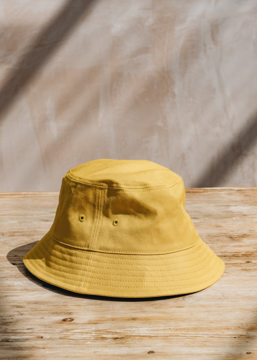 Clothing Niwaki Accessories | Hiyoke Hat In Karashi Yellow