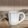 Interiors Chabi Chic Dining | Shellfish White And Gold Ceramic Mug