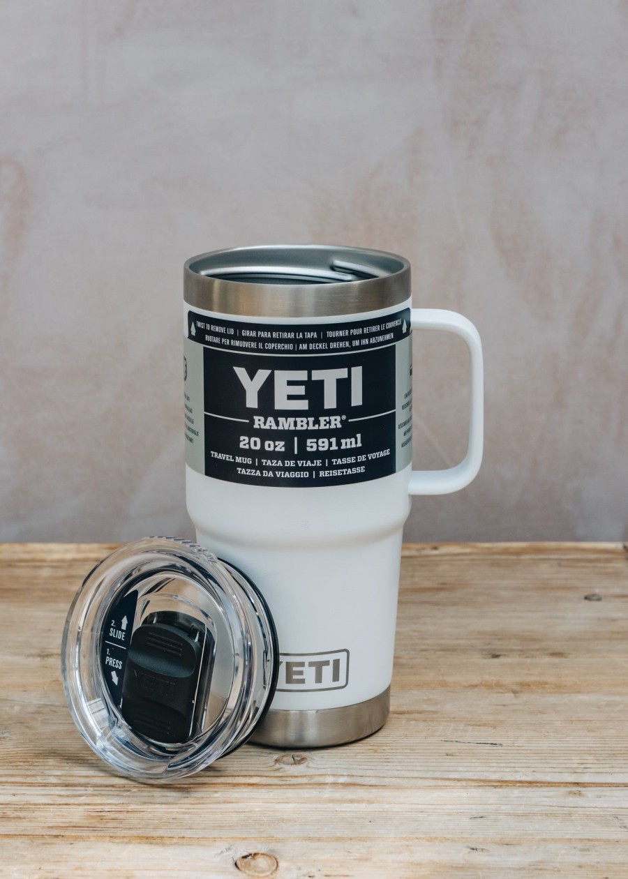 Outdoor Living YETI Drinkware | Yeti Rambler Travel Mug 20Oz In White