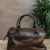 Clothing John Woodbridge & Sons Accessories | John Woodbridge & Sons Vintage Leather Weekend Bag