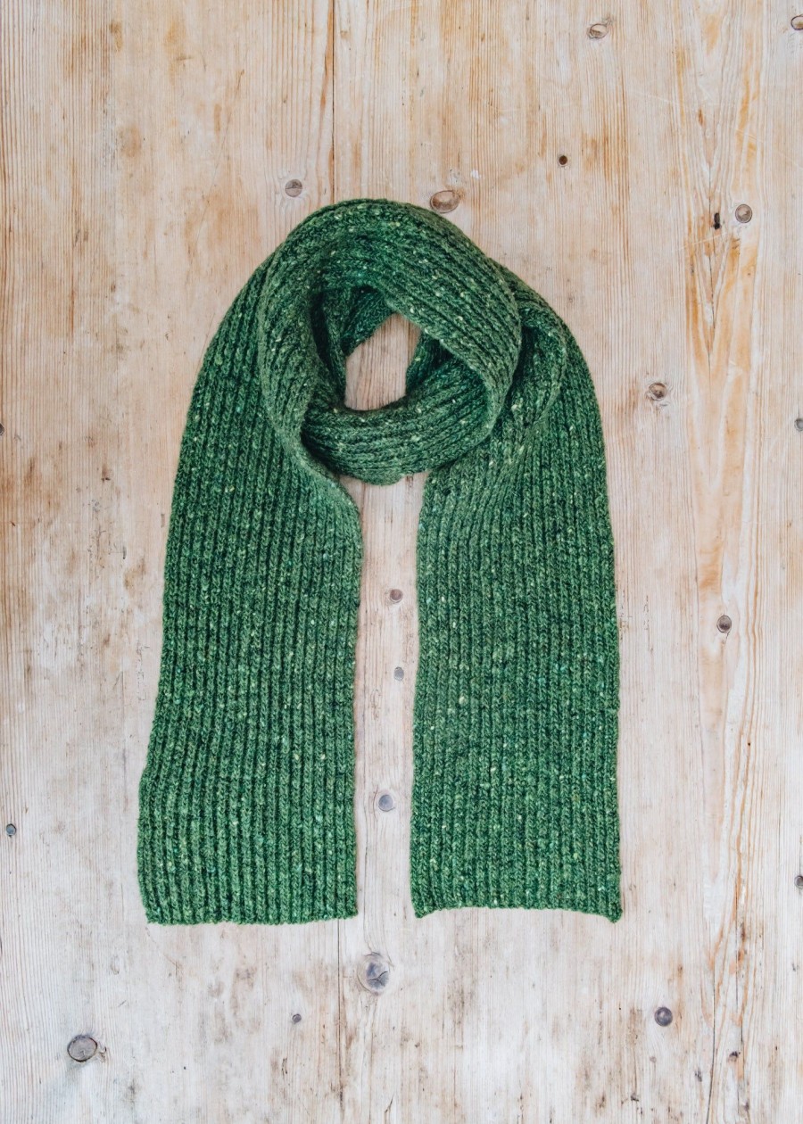 Clothing Two Left Feet Agencies Accessories | Donegal Narrow Scarf In Green