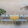 Outdoor Living Harrod Horticultural Metal Furniture | Buy Ten Seater Rectangular Dining Bench Set