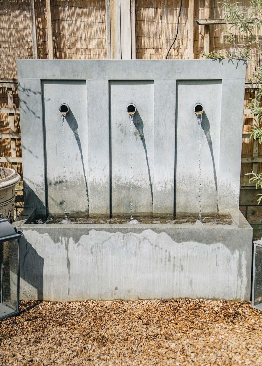 Gardening A Place in the Garden Water Features | Enzo Square Zinc Water Feature