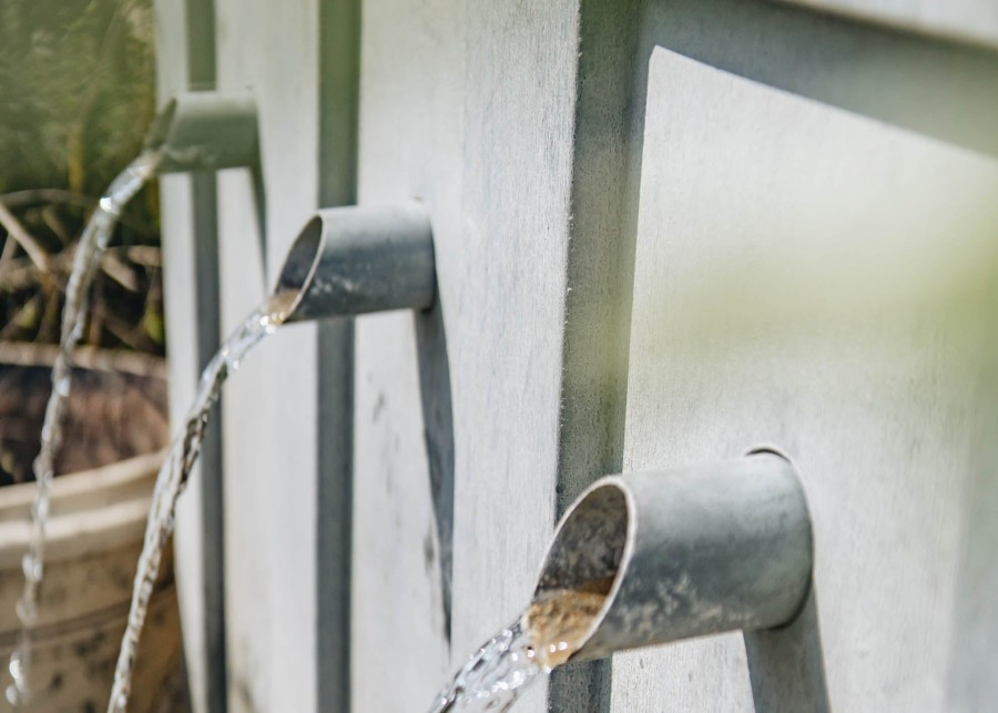 Gardening A Place in the Garden Water Features | Enzo Square Zinc Water Feature