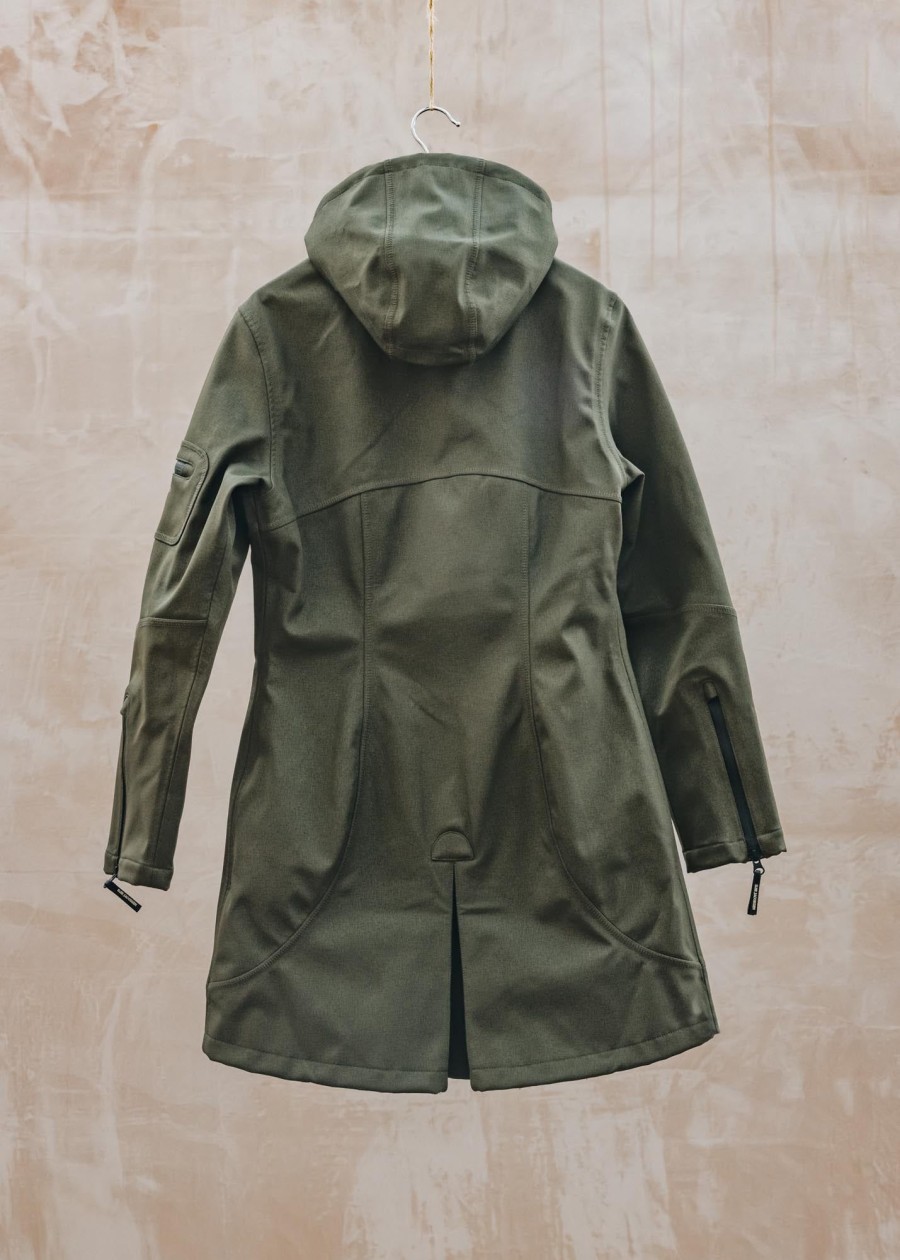 Clothing Ilse Jacobsen Outerwear & Coats | Ilse Jacobsen Rain 07 Raincoat In Army