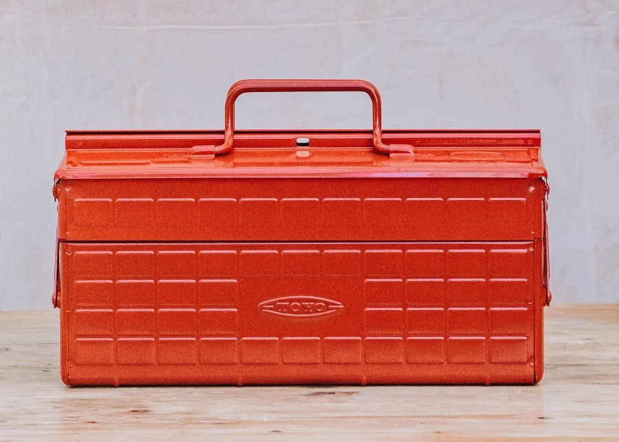 Interiors Toyo Storage | Toyo Cantilever Tool Box In Red