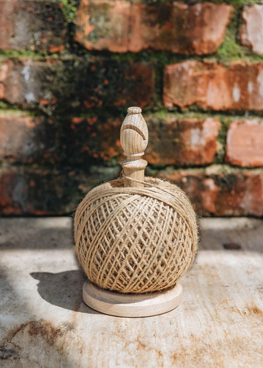 Gardening Creamore Mill Grow Your Own | Buy Natural British Made Oak Twine Stands