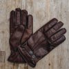 Clothing Hestra Accessories | Hestra Kastanj Brown Leather Gloves