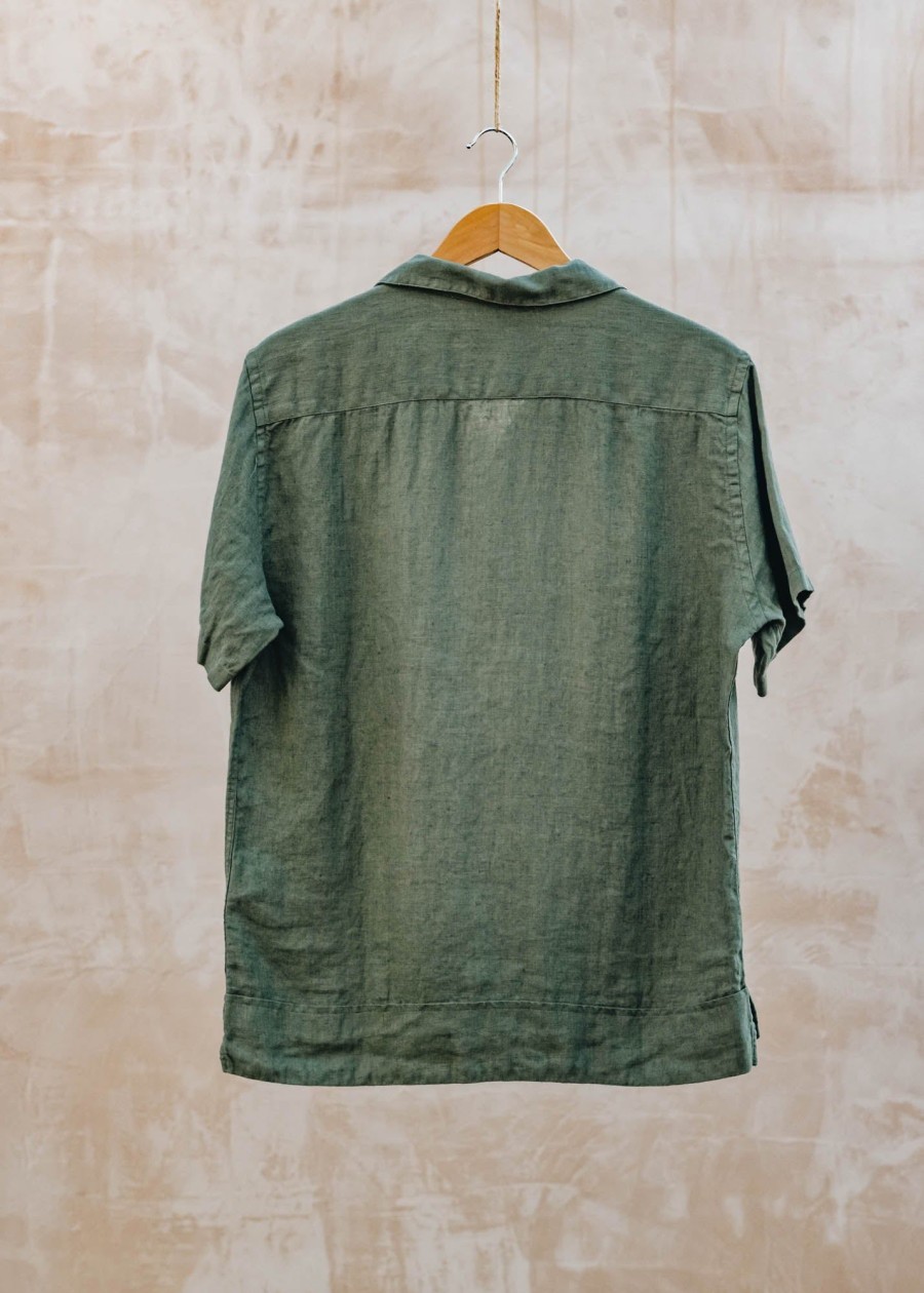 Clothing Oliver Spencer Shirts | Havana Shirt In Green