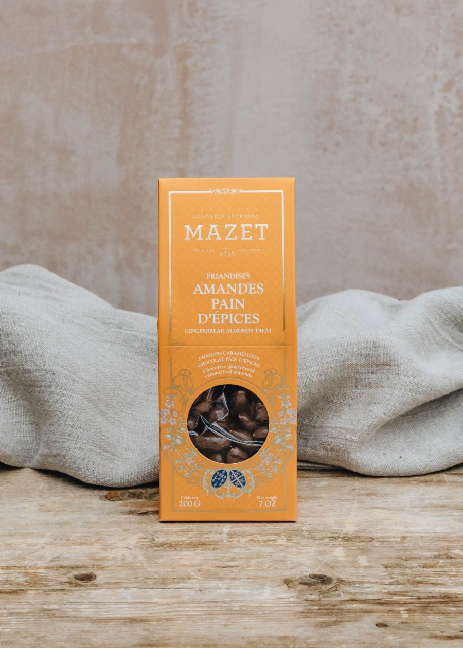 Food & Drink Mazet Chocolate & Confectionery | Mazet Milk Chocolate Almonds With Gingerbread