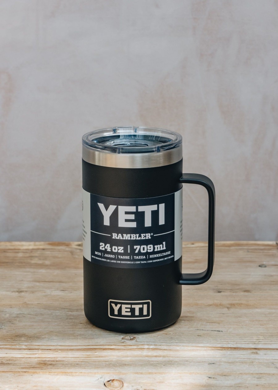 Outdoor Living YETI Drinkware | Rambler Mug 24Oz In Black