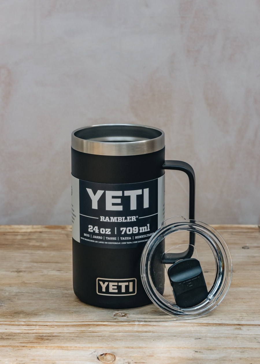 Outdoor Living YETI Drinkware | Rambler Mug 24Oz In Black