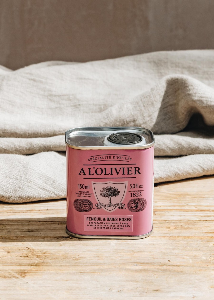 Food & Drink Al'Olivier Oils & Vinegars | A L'Oliver Fennel And Pink Pepper Infused Oil In Tin