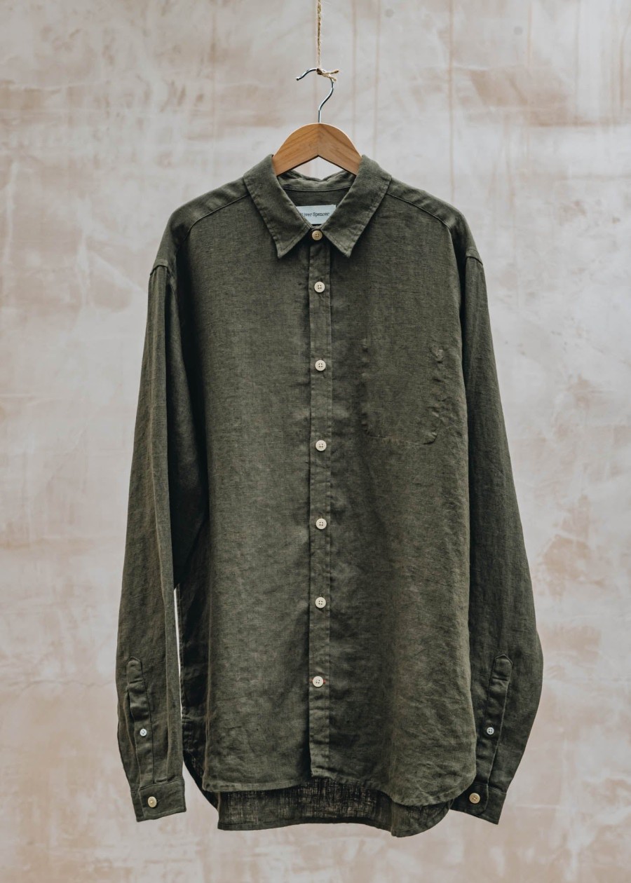 Clothing Oliver Spencer Shirts | Oliver Spencer New York Special Shirt In Green