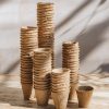 Gardening Gardening Naturally Grow Your Own | Wood Fibre Nursery Pots, 6Cm