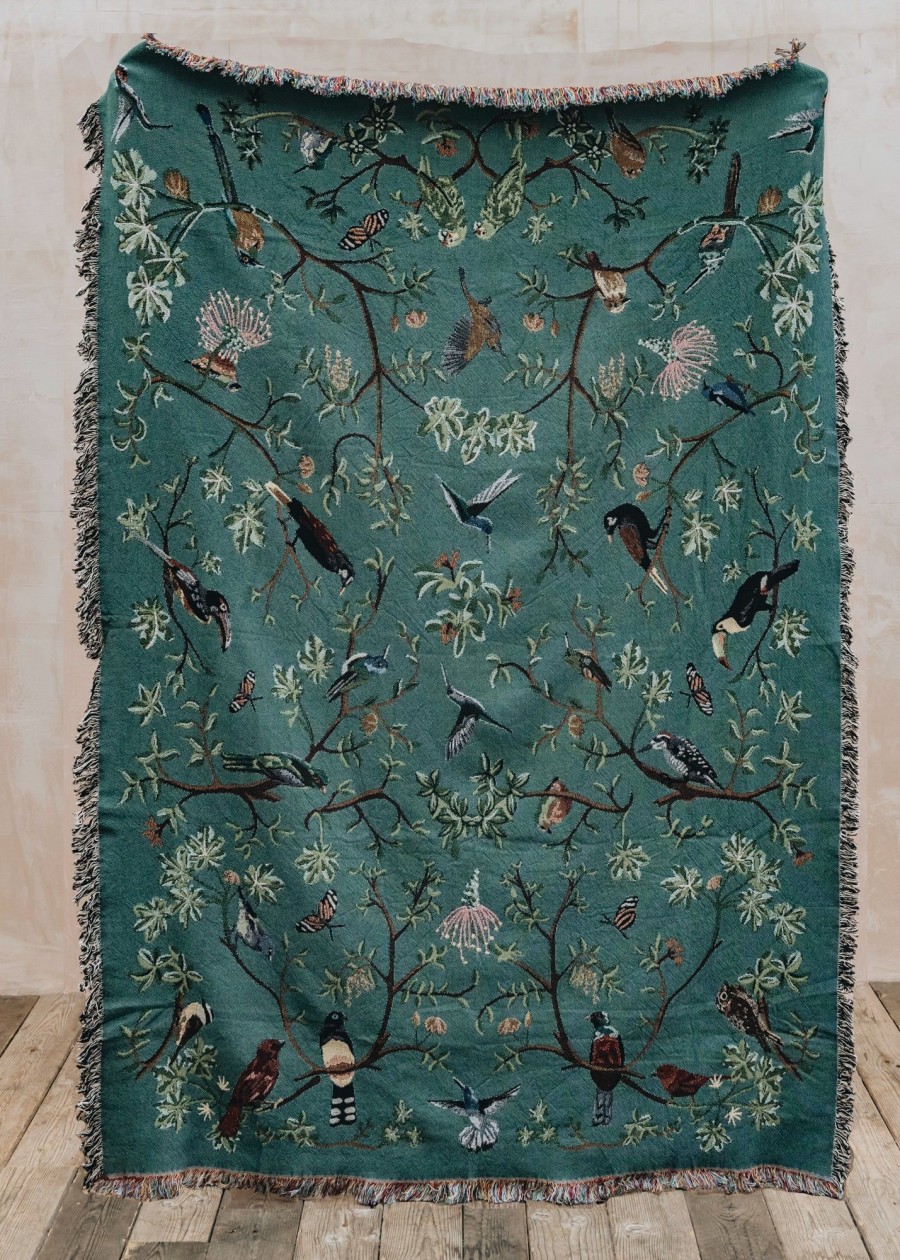 Interiors Arcana Throws | Arcana Forest Flight Blanket