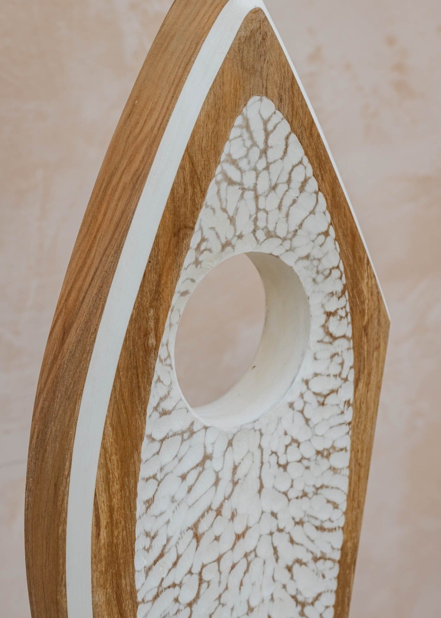 Art Burford Gallery Sculpture | Stik Designs Carved Cherrywood Fish