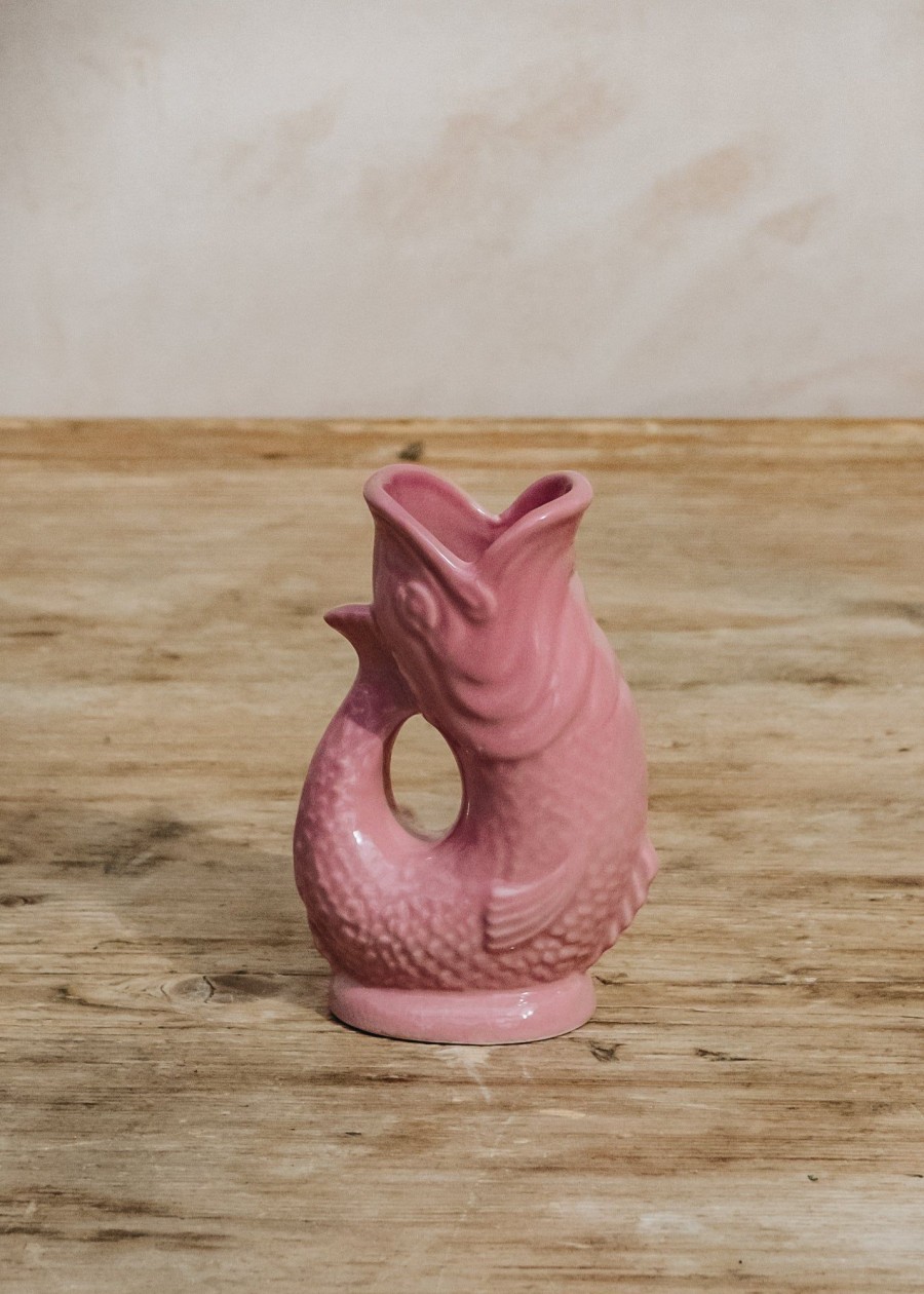 Interiors The Gluggle Jug Factory Decorative | Pink Mini Gluggle Jug