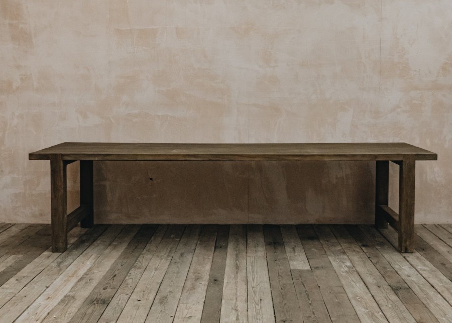 Interiors Gommaire Tables | Gommaire Jacob Large Table In Grey Teak