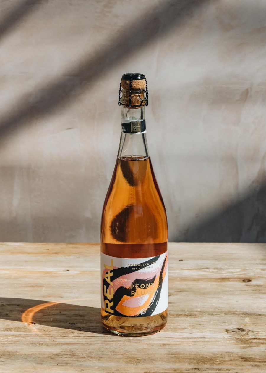 Food & Drink The REAL Drinks Co. Non-Alcoholic | The Real Drinks Co. Peony Blush Sparkling Fermented Tea