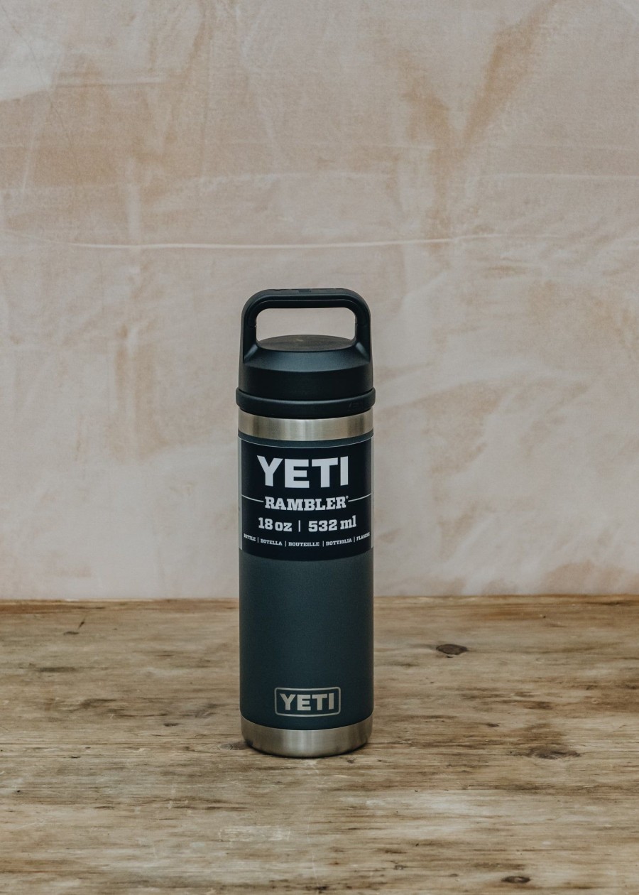 Outdoor Living YETI Drinkware | Yeti Rambler Bottle 18Oz In Charcoal