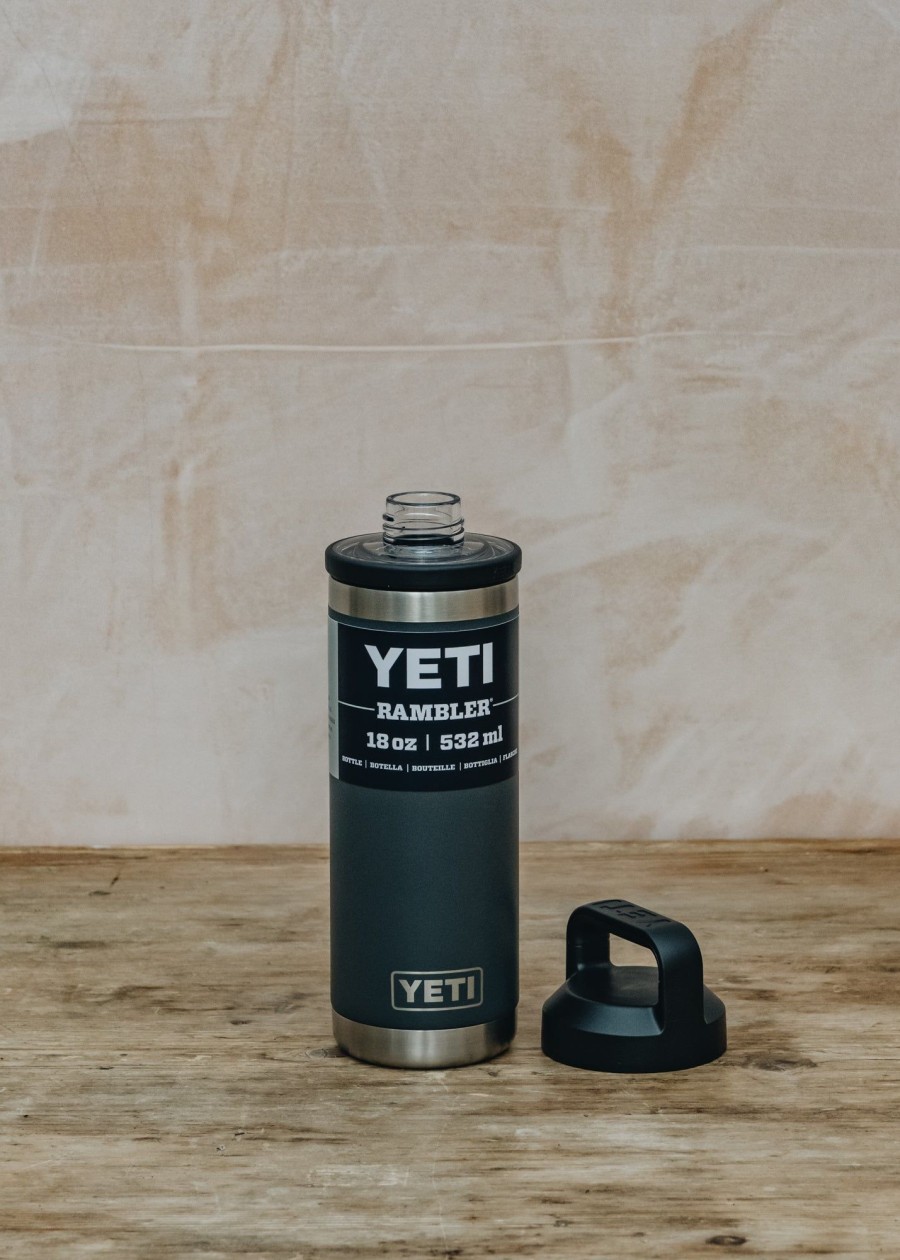 Outdoor Living YETI Drinkware | Yeti Rambler Bottle 18Oz In Charcoal