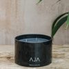 Interiors AJA Botanicals Candles & Fragrance | Aja Botanicals Black Triple Wick Candle In Hello I Love You, 525G