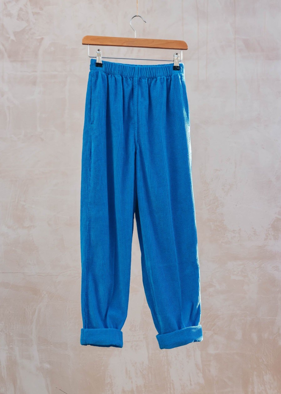 Clothing American Vintage Trousers & Skirts | American Vintage Padow Trousers In Oceanie