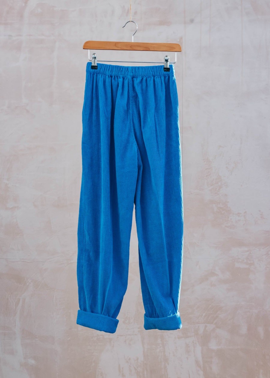 Clothing American Vintage Trousers & Skirts | American Vintage Padow Trousers In Oceanie