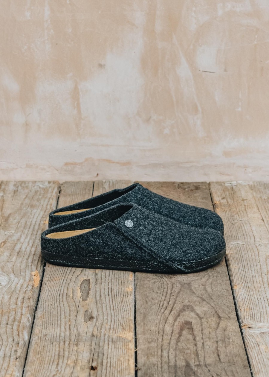 Clothing Birkenstock Footwear | Men'S Birkenstock Zermatt Regular In Anthracite Wool