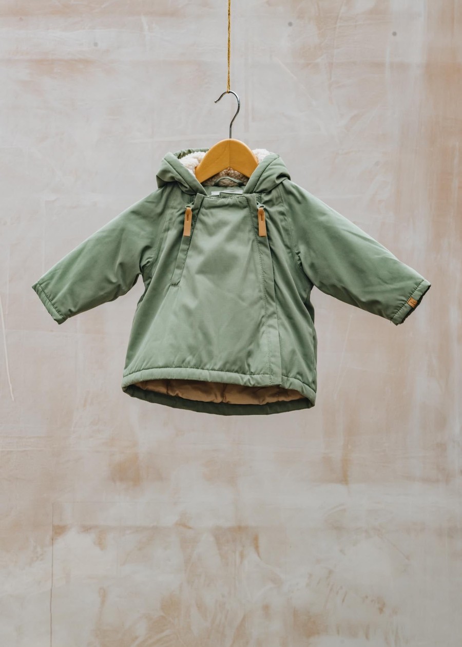 Children Lil' Atelier Babies' Clothing | Babies' Loose Jacket In Oil Green