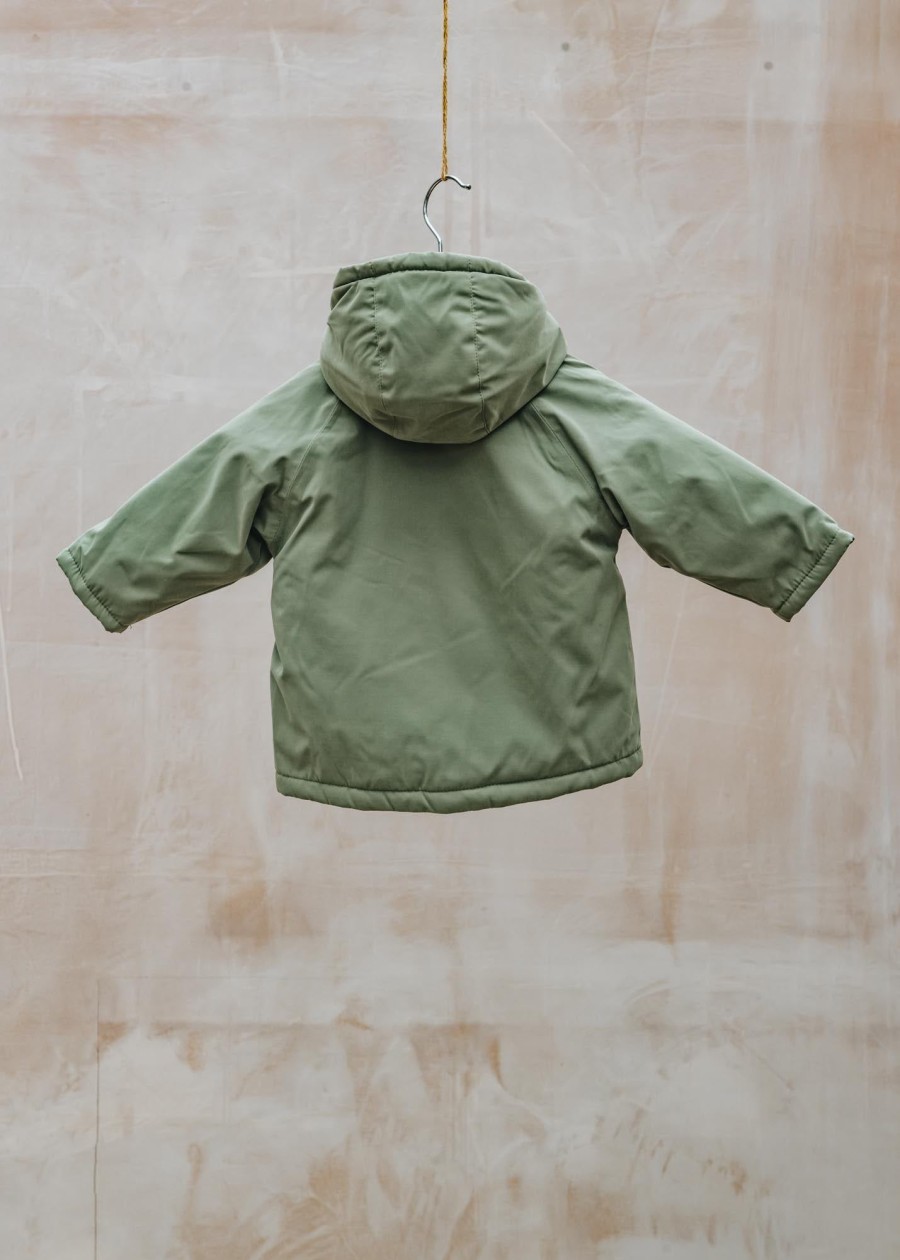 Children Lil' Atelier Babies' Clothing | Babies' Loose Jacket In Oil Green