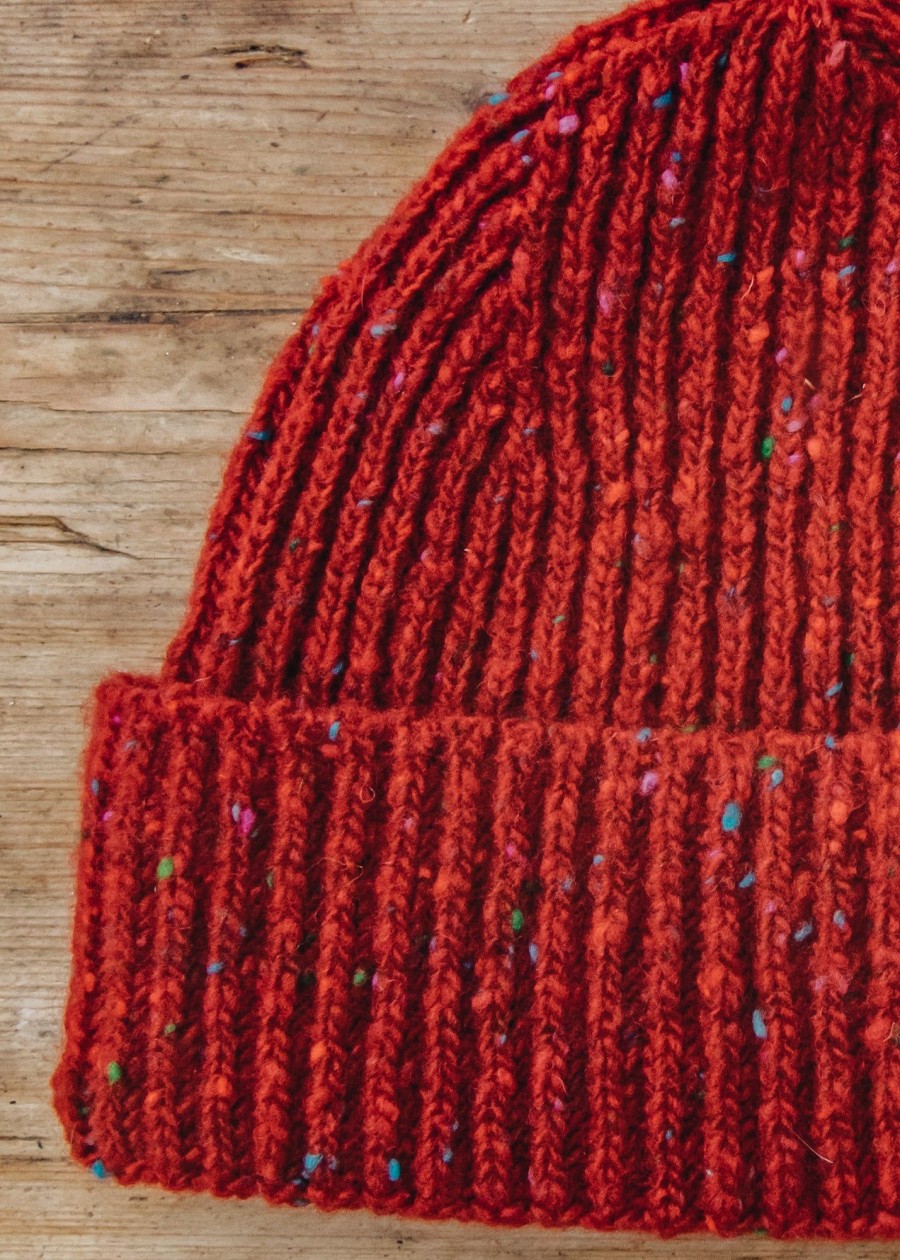 Clothing Two Left Feet Agencies Accessories | Donegal Beanie In Red