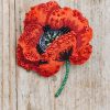 Clothing Trovelore Jewellery | Trovelore Red Poppy Brooch