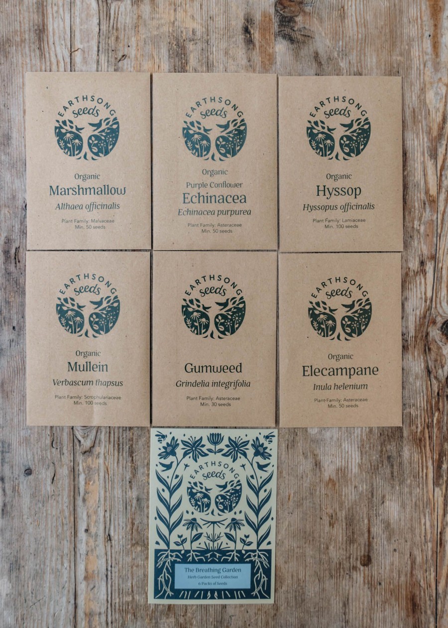 Plants Earthsong Seeds Seed Gift Sets | The Breathing Garden Seed Collection