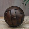 Interiors John Woodbridge & Sons Decorative | John Woodbridge & Sons Vintage Leather T-Shape Football