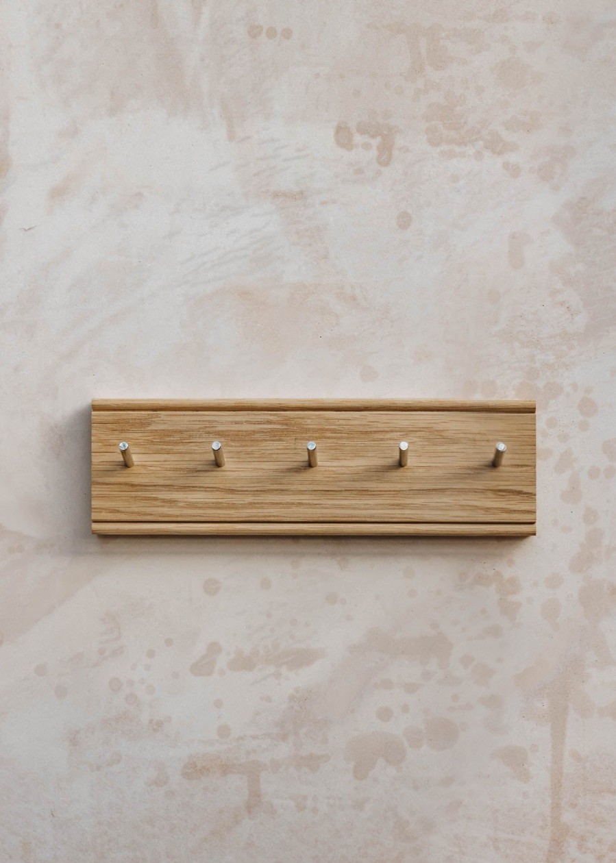 Interiors Creamore Mill Storage | Key Rack In Natural Oak