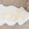 Interiors Shepherd of Sweden Rugs | Champagne Linn Long Haired Sheepskin Rug